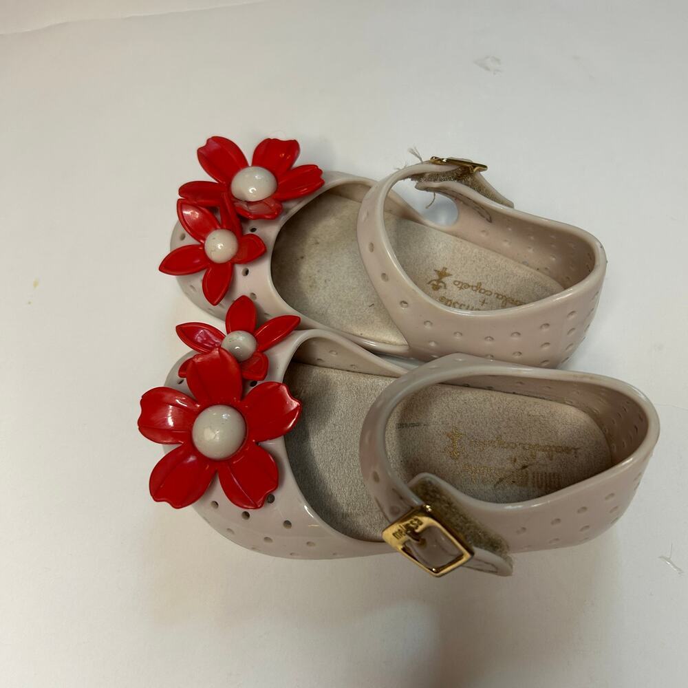 Mini Melissa Isabela Capeto Floral Shoes 6 - Picture 2 of 4